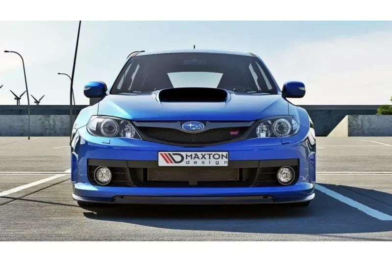 Maxton Design Frontlippe V.1 für Subaru Impreza WRX STI 2009-2011 Hochglanz schwarz – Ansicht 1