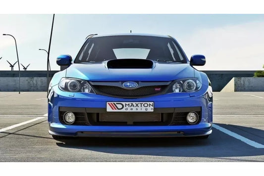 Maxton Design Frontlippe V.1 für Subaru Impreza WRX STI 2009-2011 Hochglanz schwarz – Ansicht 1