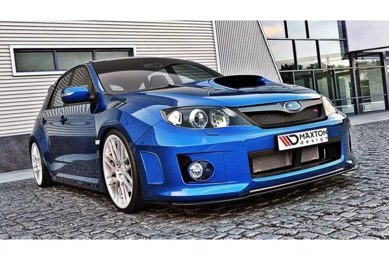Maxton Design Frontlippe für Subaru Impreza WRX STI 2011-2014 Facelift Hochglanz schwarz – Ansicht 1