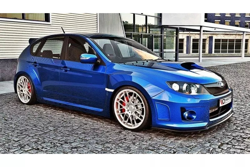Maxton Design Frontlippe für Subaru Impreza WRX STI 2011-2014 Facelift Hochglanz schwarz – Ansicht 2