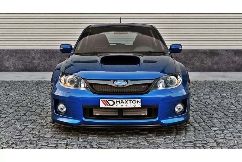 Maxton Design Frontlippe für Subaru Impreza WRX STI 2011-2014 Facelift Hochglanz schwarz – Ansicht 3