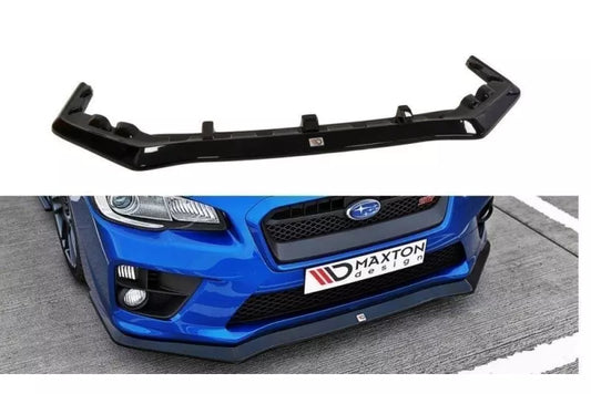 Maxton Design Frontlippe für Subaru Impreza WRX STI 2014-2021 Hochglanz schwarz – Ansicht 1