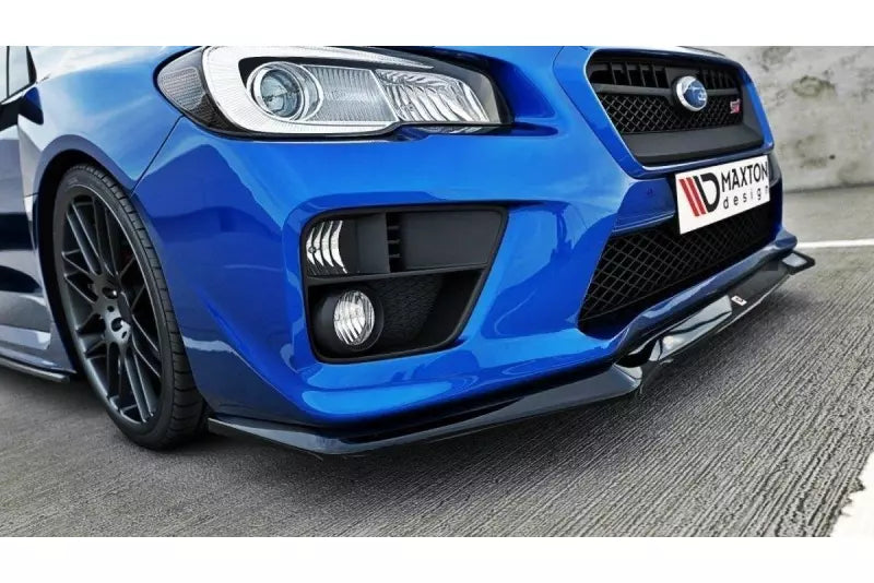 Maxton Design Frontlippe für Subaru Impreza WRX STI 2014-2021 Hochglanz schwarz – Ansicht 4