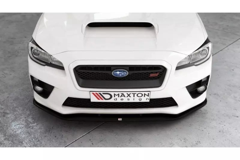 Maxton Design Frontlippe V.2 für Subaru Impreza WRX STI 2014-2021 Hochglanz schwarz – Ansicht 1