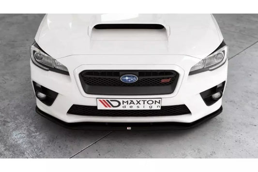 Maxton Design Frontlippe V.2 für Subaru Impreza WRX STI 2014-2021 Hochglanz schwarz – Ansicht 1