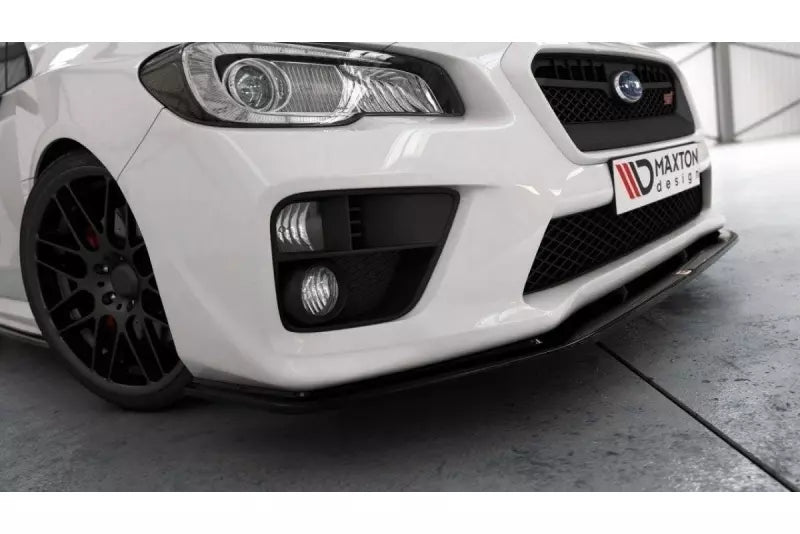 Maxton Design Frontlippe V.2 für Subaru Impreza WRX STI 2014-2021 Hochglanz schwarz – Ansicht 2