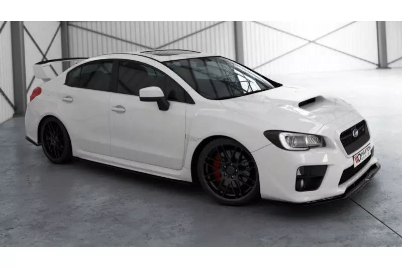Maxton Design Frontlippe V.2 für Subaru Impreza WRX STI 2014-2021 Hochglanz schwarz – Ansicht 3