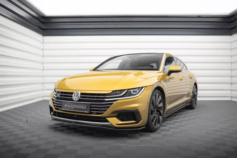 Maxton Design Frontlippe V.1 für VW Arteon Hochglanz schwarz – Ansicht 1