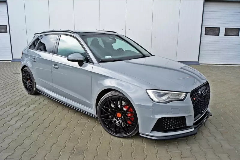 Maxton Design Frontlippe V.2 für Audi RS3 8V Sportback vor Facelift Hochglanz schwarz – Ansicht 2