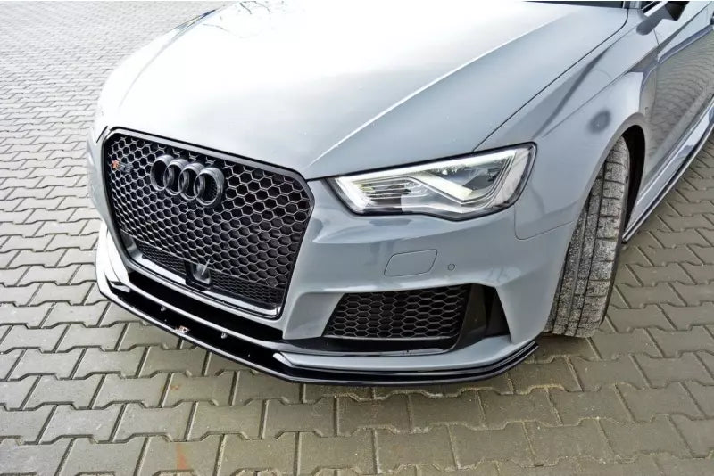 Maxton Design Frontlippe V.2 für Audi RS3 8V Sportback vor Facelift Hochglanz schwarz – Ansicht 3