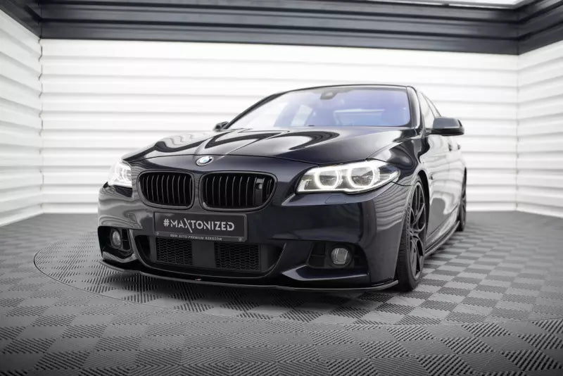 Maxton Design Frontlippe V.2 für BMW 5er F10 / F11 M Paket Hochglanz schwarz – Ansicht 1