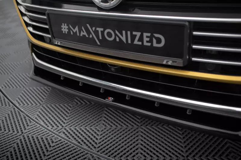 Maxton Design Frontlippe V.2 für VW Arteon Hochglanz schwarz – Ansicht 2