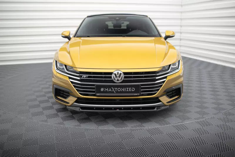 Maxton Design Frontlippe V.2 für VW Arteon Hochglanz schwarz – Ansicht 3