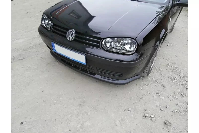Maxton Design Frontlippe für VW Golf 4 Hochglanz schwarz – Ansicht 1
