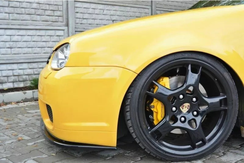 Maxton Design Frontlippe für VW Golf 4 R32 Hochglanz schwarz – Ansicht 3