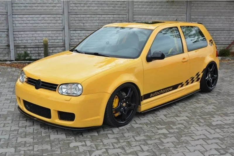 Maxton Design Frontlippe für VW Golf 4 R32 Hochglanz schwarz – Ansicht 4