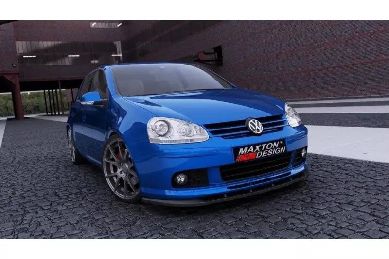 Maxton Design Frontlippe für VW Golf 5 (für Votex Frontschürze) Hochglanz schwarz – Ansicht 1