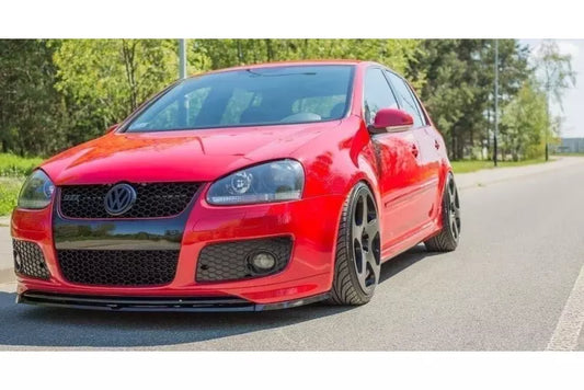Maxton Design Frontlippe für VW Golf 5 GTI (für GTI 30TH Frontansatz) Hochglanz schwarz – Ansicht 1