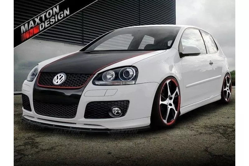 Maxton Design Frontlippe für VW Golf 5 GTI Votex Hochglanz schwarz – Ansicht 1