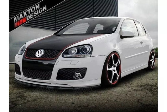 Maxton Design Frontlippe für VW Golf 5 GTI Votex Hochglanz schwarz – Ansicht 1