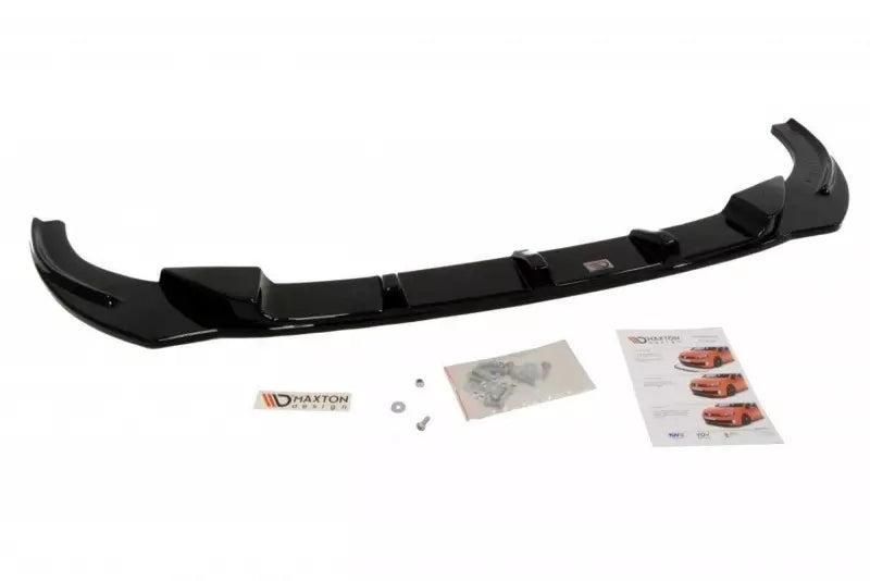 Maxton Design Frontlippe V.1 für VW Golf 6 GTI / GTD Hochglanz schwarz – Ansicht 2