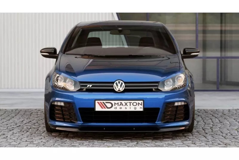 Maxton Design Frontlippe für VW Golf 6 R Cupra Hochglanz schwarz – Ansicht 3