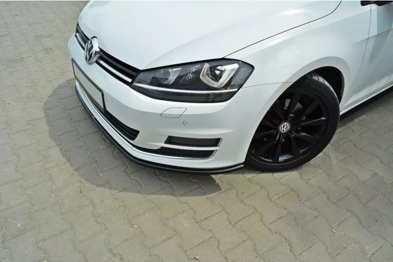 Maxton Design Frontlippe V.2 für VW Golf 7 Standard 2012-2016 Hochglanz schwarz – Ansicht 3
