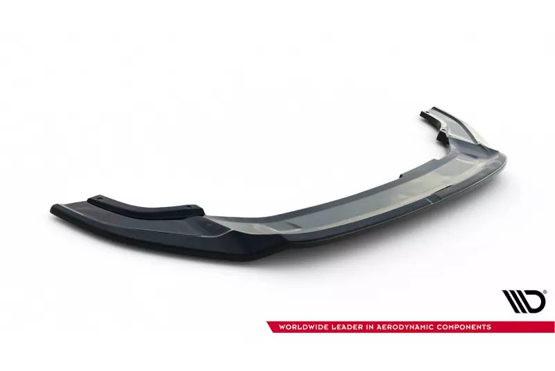 Maxton Design Frontlippe V.3 für VW Golf 7 R-Line / R Facelift ab 03/2017 Hochglanz schwarz – Ansicht 3