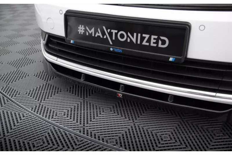 Maxton Design Frontlippe für VW Passat B7 Hochglanz schwarz – Ansicht 3
