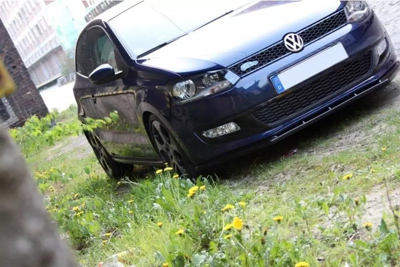 Maxton Design Frontlippe für VW Polo 5 Hochglanz schwarz – Ansicht 1