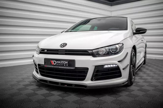 Maxton Design Frontlippe für VW Scirocco 3 R Hochglanz schwarz – Ansicht 1