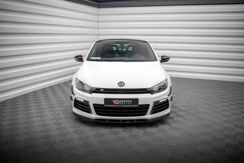 Maxton Design Frontlippe für VW Scirocco 3 R Hochglanz schwarz – Ansicht 2