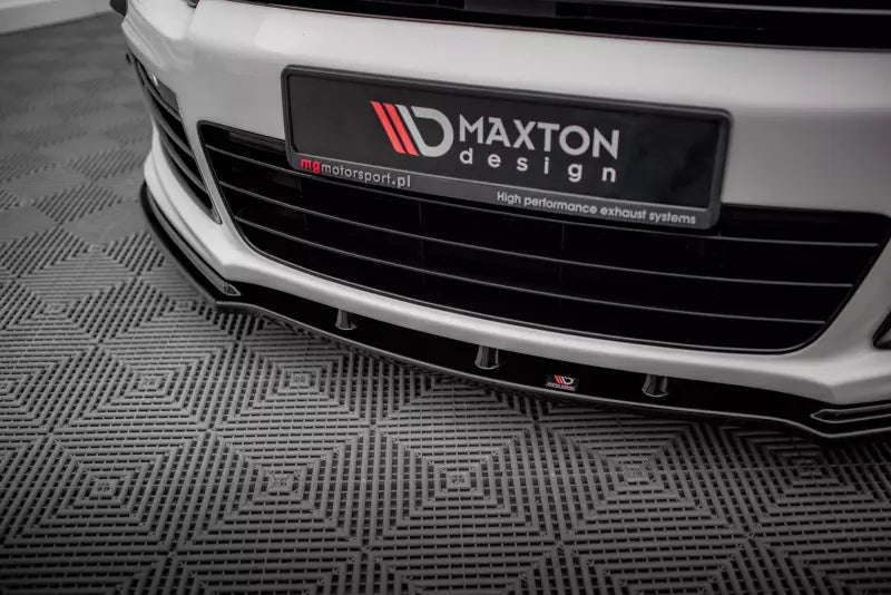 Maxton Design Frontlippe für VW Scirocco 3 R Hochglanz schwarz – Ansicht 3