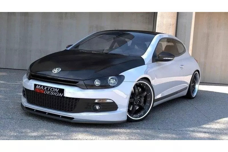 Maxton Design Frontlippe für VW Scirocco 3 R-Line Hochglanz schwarz – Ansicht 1