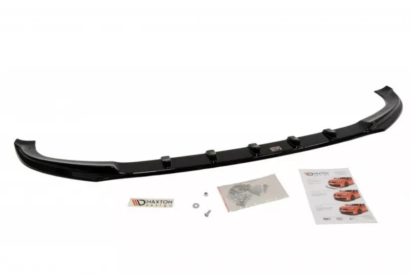 Maxton Design Frontlippe V.1 für VW T5 vor Facelift Hochglanz schwarz – Ansicht 2