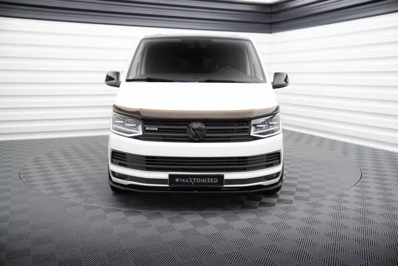 Maxton Design Frontlippe V.2 für VW T6 Hochglanz schwarz – Ansicht 2