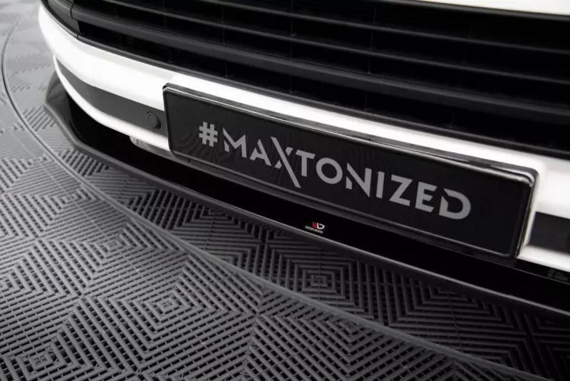 Maxton Design Frontlippe V.2 für VW T6 Hochglanz schwarz – Ansicht 3