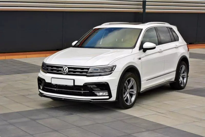 Maxton Design Frontlippe für VW Tiguan 2 R-Line Hochglanz schwarz – Ansicht 2