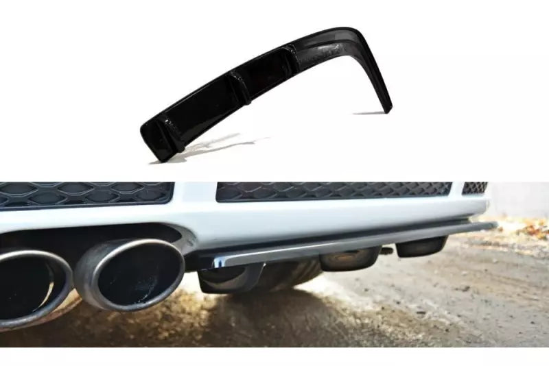 Maxton Design Heckdiffusor V.2 für Audi RS4 B5 Hochglanz schwarz – Ansicht 1