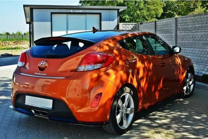 Maxton Design Heckdiffusor für Hyundai Veloster Hochglanz schwarz – Ansicht 3