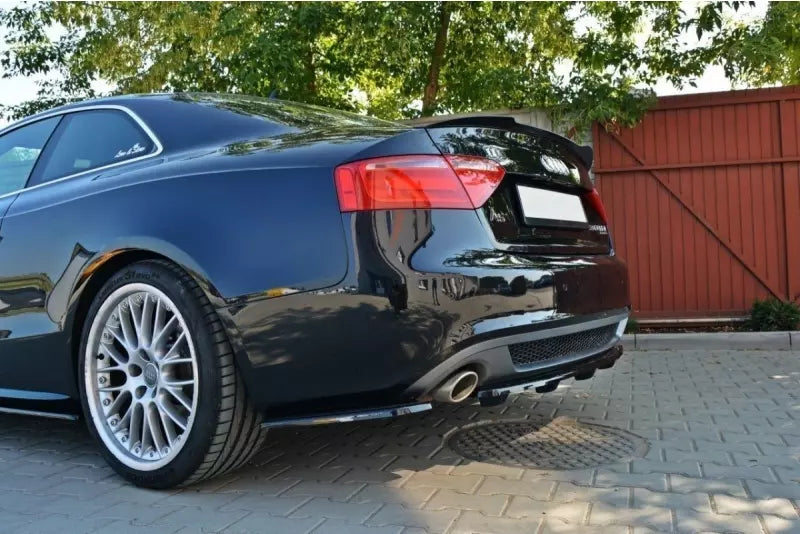 Maxton Design Heckdiffusor V.2 für Audi A5 8T S-Line Coupe / Sportback Hochglanz schwarz – Ansicht 2