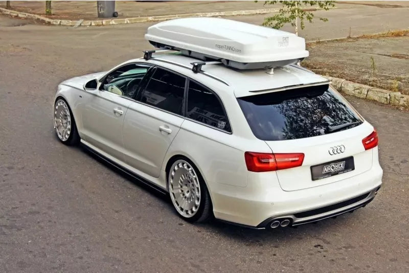 Maxton Design Heckdiffusor für A6 C7 Avant S-Line Hochglanz schwarz – Ansicht 1