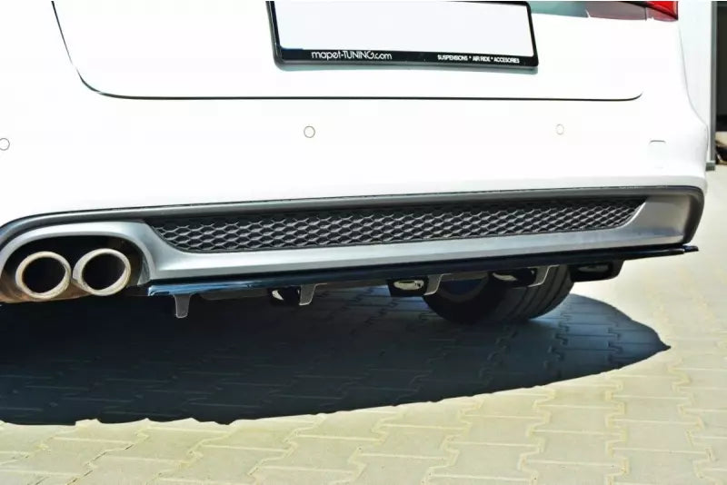 Maxton Design Heckdiffusor für A6 C7 Avant S-Line Hochglanz schwarz – Ansicht 2