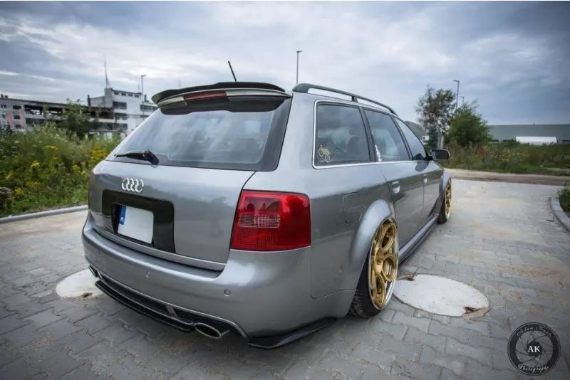 Maxton Design Heckdiffusor für Audi RS6 C5 Avant Hochglanz schwarz – Ansicht 2