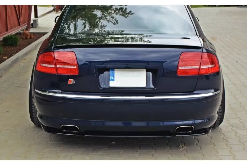 Maxton Design Heckdiffusor für Audi A8 D3 Hochglanz schwarz – Ansicht 2