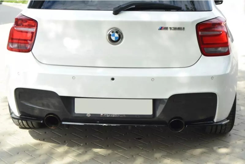 Maxton Design Heckdiffusor V.2 für BMW 1er F20 / F21 M Power Hochglanz schwarz – Ansicht 1
