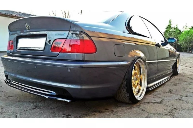 Maxton Design Heckdiffusor für BMW 3er E46 M-Paket Coupe / Cabrio Hochglanz schwarz – Ansicht 1