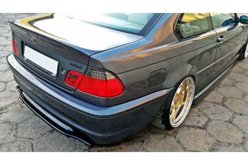 Maxton Design Heckdiffusor für BMW 3er E46 M-Paket Coupe / Cabrio Hochglanz schwarz – Ansicht 2