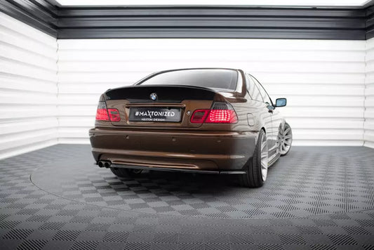 Maxton Design Heckdiffusor V.2 für BMW 3er E46 M-Paket Coupe / Cabrio Hochglanz schwarz – Ansicht 1