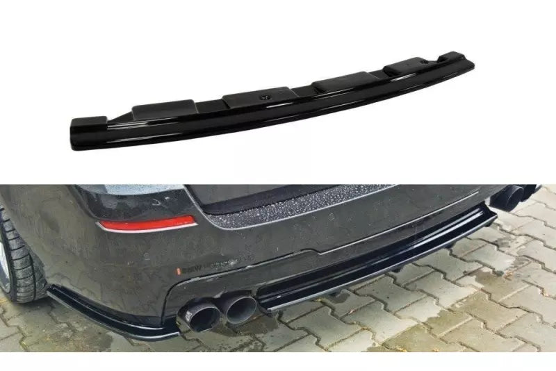 Maxton Design Heckdiffusor V.2 für BMW 5er F11 M Paket Hochglanz schwarz – Ansicht 1